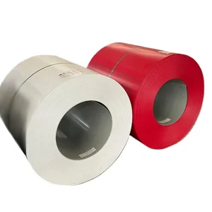 Colored coated coil